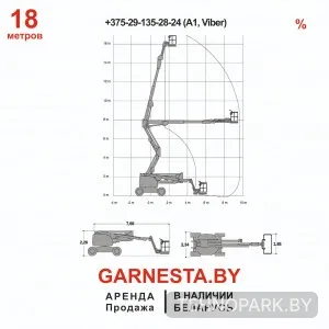Аренда полноприводного подъемника JLG 510 AJ (18 метров)