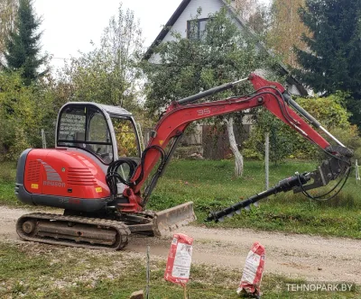 Услуги ямобура на базе 4-тонного мини-экскаватора Wacker Neuson (глубина до 4 м)