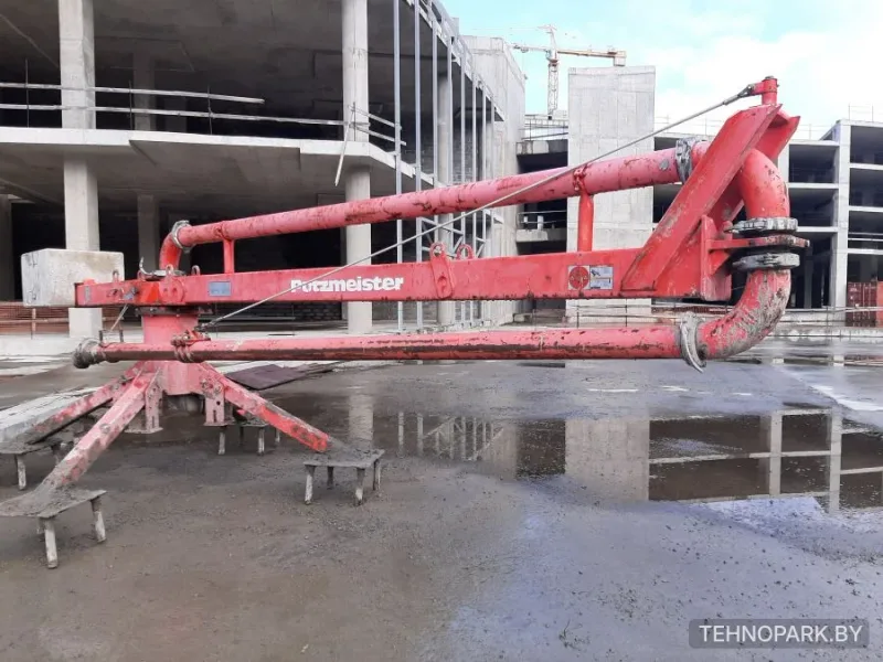 Аренда стационарного бетононасоса Sany HBT60C с распределительной стрелой