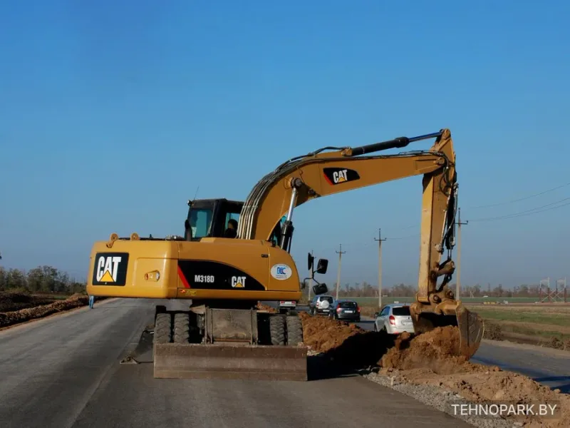 Аренда колесных экскаваторов CAT 318, JCB 160, Hitachi ZX170 по РБ