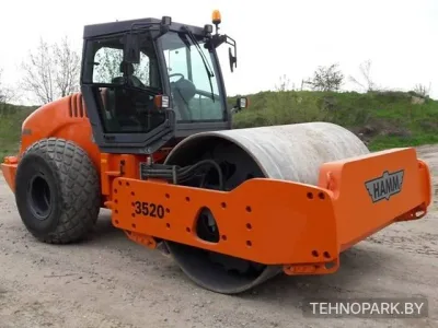 Аренда грунтовых катков Hamm и Bomag от 12 до 25 т с доставкой собственным тралом