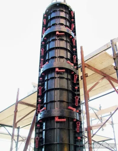 Аренда пластиковой опалубки круглых колонн Ø 350 мм