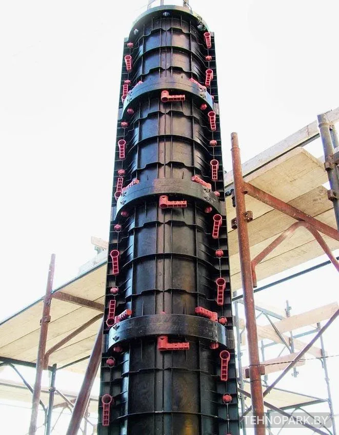 Аренда пластиковой опалубки круглых колонн Ø 350 мм