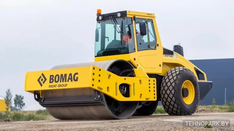 Аренда виброкатков грунтовых Bomag BW (парк из 7 единиц, 8-19 тонн) + Плотномер