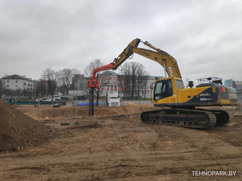 Аренда вибропогружателя Daedong DPD 600T на базе экскаватора