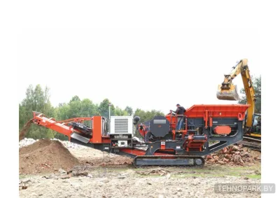Аренда мобильной щековой дробилки Sandvik QJ330 с экипажем