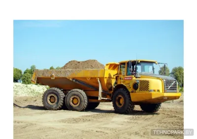 Аренда сочлененного самосвала повышенной проходимости Volvo A30D (6x6)
