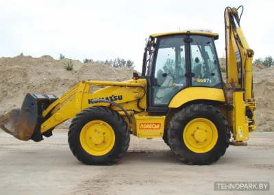 Аренда экскаватора-погрузчика Komatsu WB 97S-5 последнего поколения