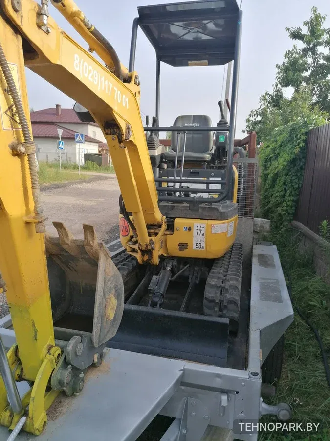 Услуги мини-экскаватора Komatsu по всей Беларуси 24/7
