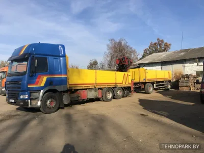 Аренда тяжелого манипулятора 6.2 т с прицепом (вылет стрелы 10.5 м) по РБ