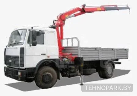 Услуги бортового автомобиля МАЗ 5336 с манипулятором 2.5 тонны по РБ