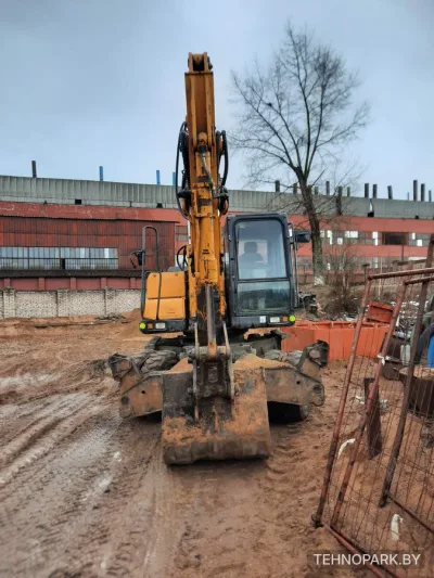 Аренда колесного экскаватора Hyundai 140W-7A с экипажем