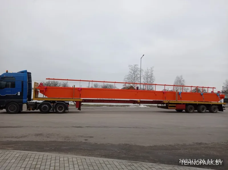 Грузоперевозки сверхдлинных грузов раздвижными платформами (30 метров +)