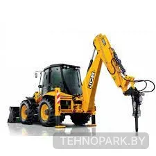 Аренда экскаватора JCB 4CX с гидромолотом и мощным гидробуром