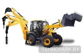 Аренда экскаватора JCB 4CX с гидромолотом и мощным гидробуром