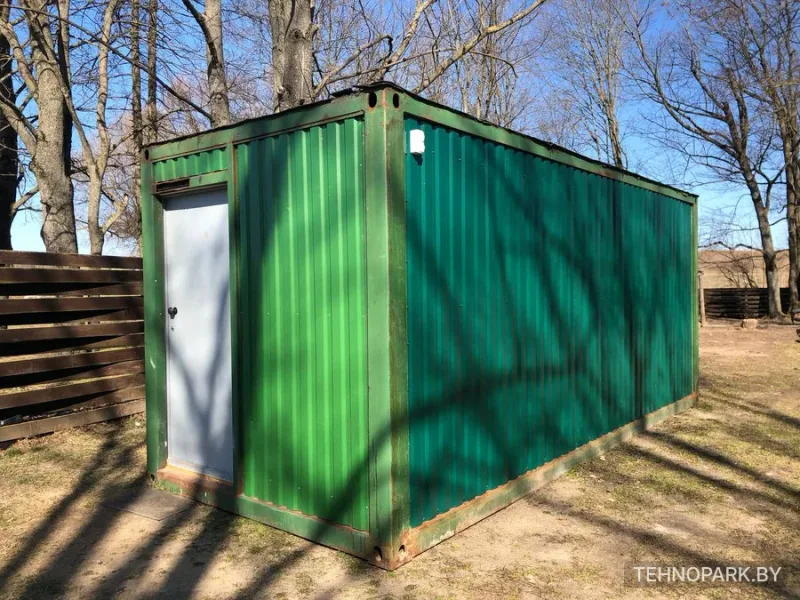 Аренда деревянных строительных бытовок (вагонка) в Минском районе