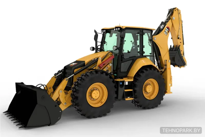 Аренда мощного экскаватора-погрузчика Caterpillar 444 по низкой цене