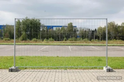 Аренда оцинкованных ограждений Euro (3.45х1.95 м) с калитками и воротами