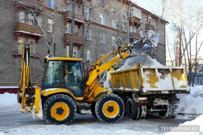 Механизированная очистка и оперативный вывоз снега в Минске