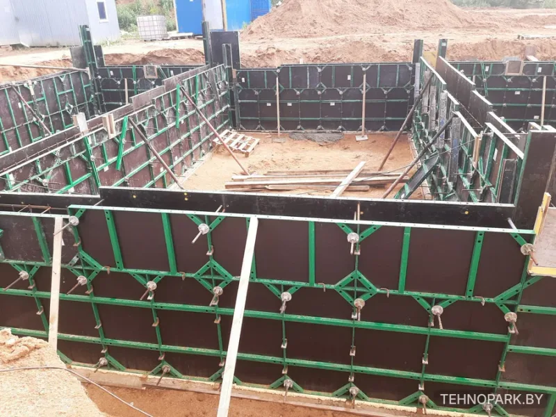 Аренда мелкощитовой профессиональной опалубки высотой до 3 м