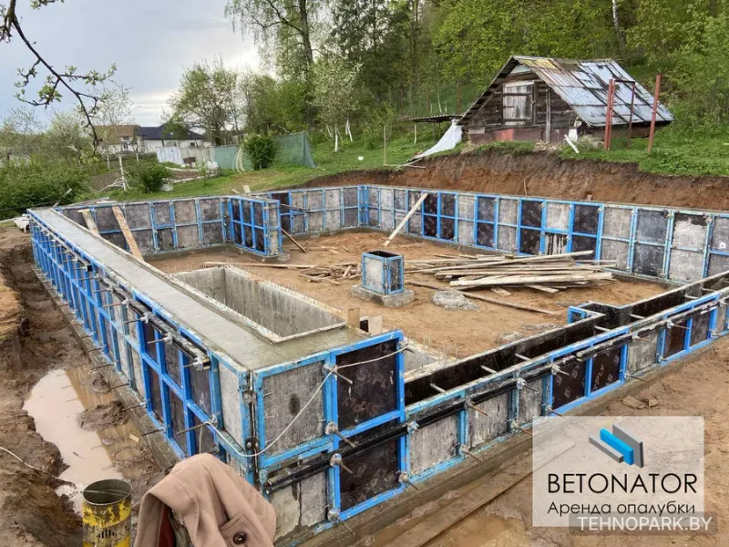 Аренда мелкощитовой опалубки Betonator (высота от 600 мм)