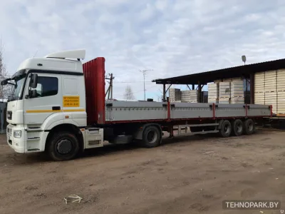 Аренда открытых длинномеров (20 т) и перевозка негабаритных грузов по РБ