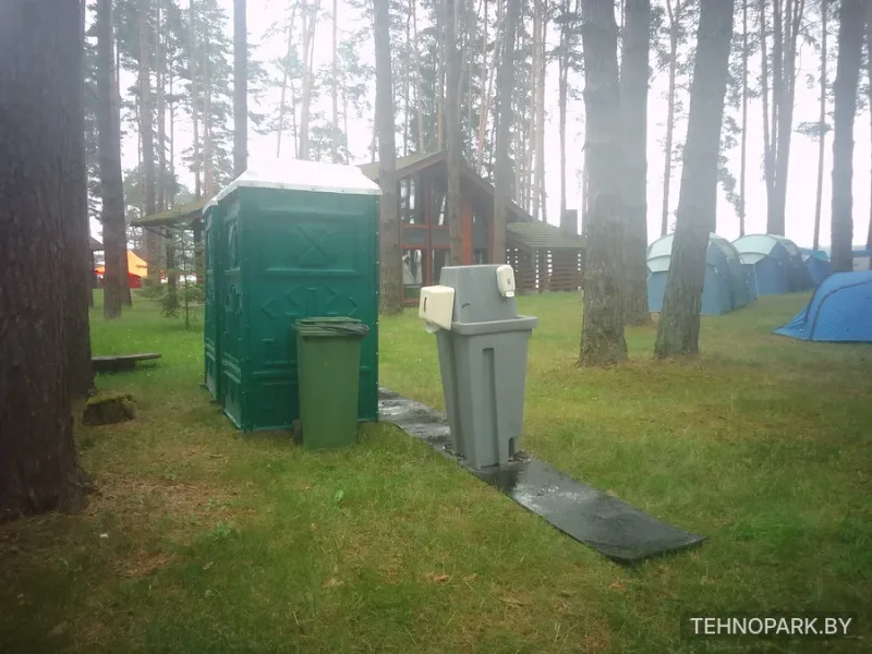 Аренда автономного уличного умывальника на две чаши в пределах МКАД