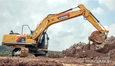 Аренда экскаватора-болотохода LOVOL FR220D2 (гусеница 1000 мм)
