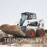 Аренда мини-погрузчика Bobcat S250 (вилы, ямобур) и ландшафтный дизайн