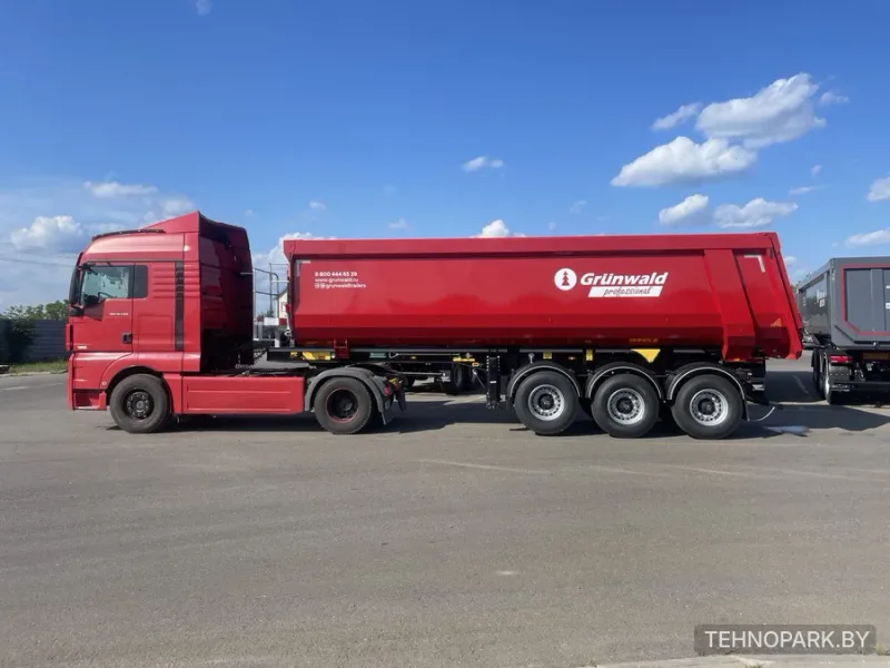 Грузоперевозки самосвальными полуприцепами (45 т / 35 м³) с НДС