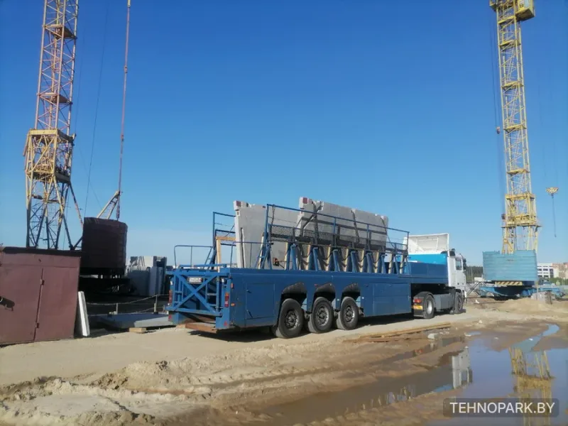 Транспортные услуги по перевозке стеновых панелей и ЖБИ изделий панелевозом
