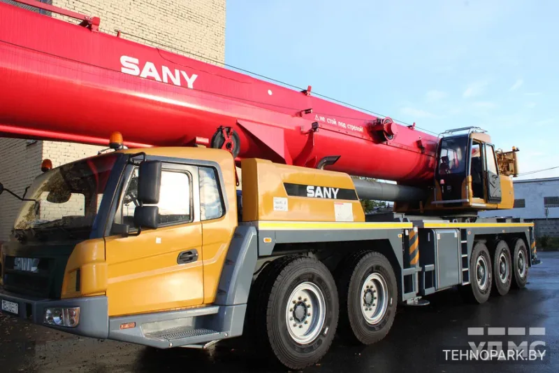 Аренда кран автомобильный SANY STC 1600T7 грузоподъемностью 160 т с длиной стрелы 73 м