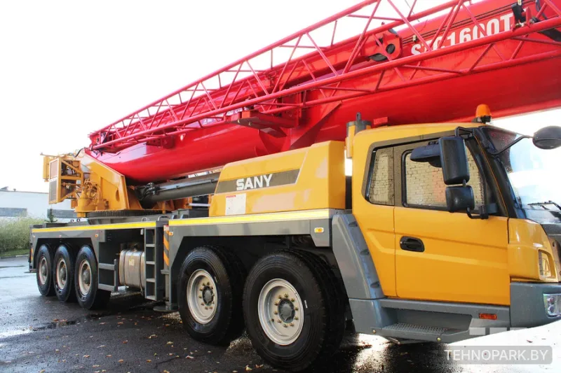 Аренда кран автомобильный SANY STC 1600T7 грузоподъемностью 160 т с длиной стрелы 73 м