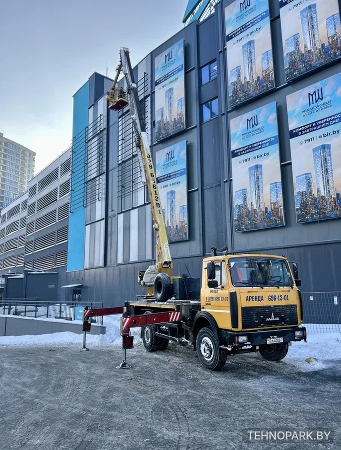Аренда автовышек АГП-22 и АГП-30 в Минске круглосуточно 24/7