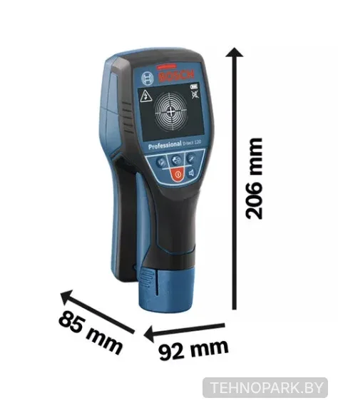 Аренда универсального детектора скрытой проводки Bosch D-tect 120 Professional