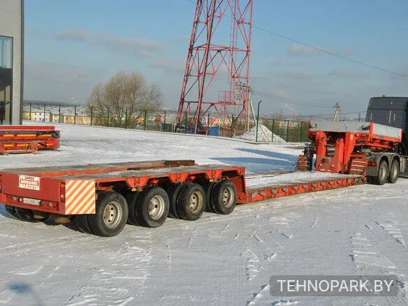 Аренда супернизкого трала (высота платформы 0.6 м) до 45 тонн по РБ и РФ