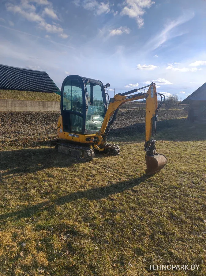 Аренда мини-экскаватора JCB 8018 в Минске, Дзержинске, Столбцах