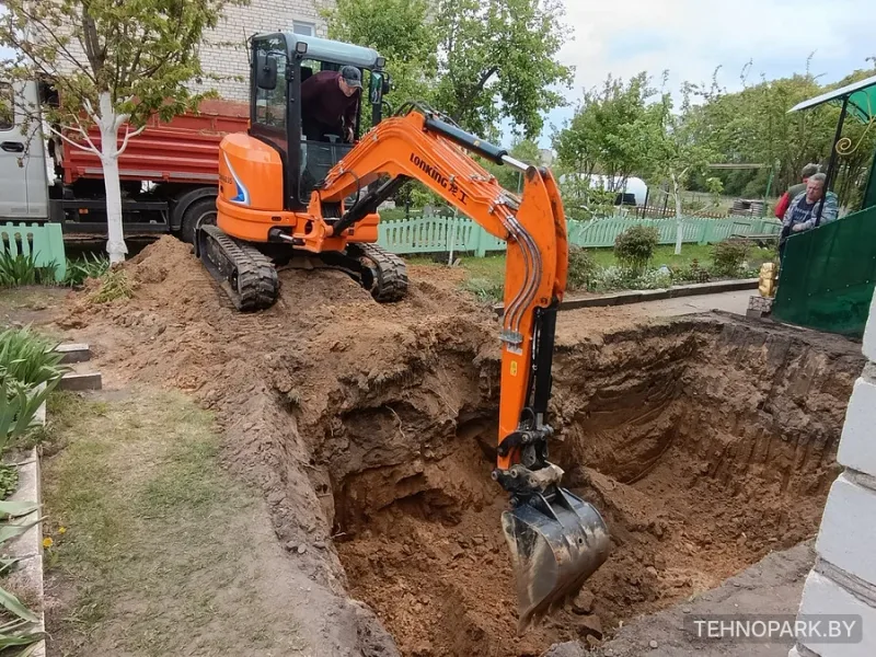 Аренда нового мини-экскаватора Lonking CDM6035 (3.85 т, глубина 3.3 м)