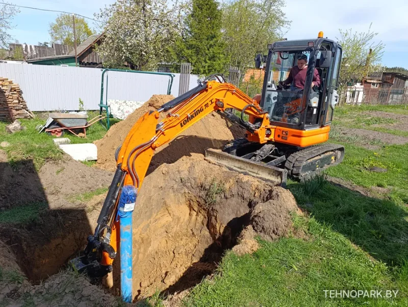Аренда нового мини-экскаватора Lonking CDM6035 (3.85 т, глубина 3.3 м)