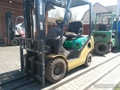 Аренда газ-бензинового автопогрузчика Komatsu (1.5 т) — японский погрузчик