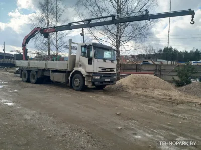 Аренда манипулятора 12 т с длинным кузовом 6.9 м (кран 4 т, стрела 13.5 м)