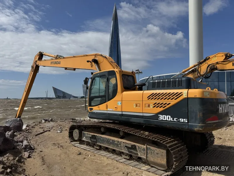 Аренда длиннорукого экскаватора: стрела 22м, копание 18м | РБ