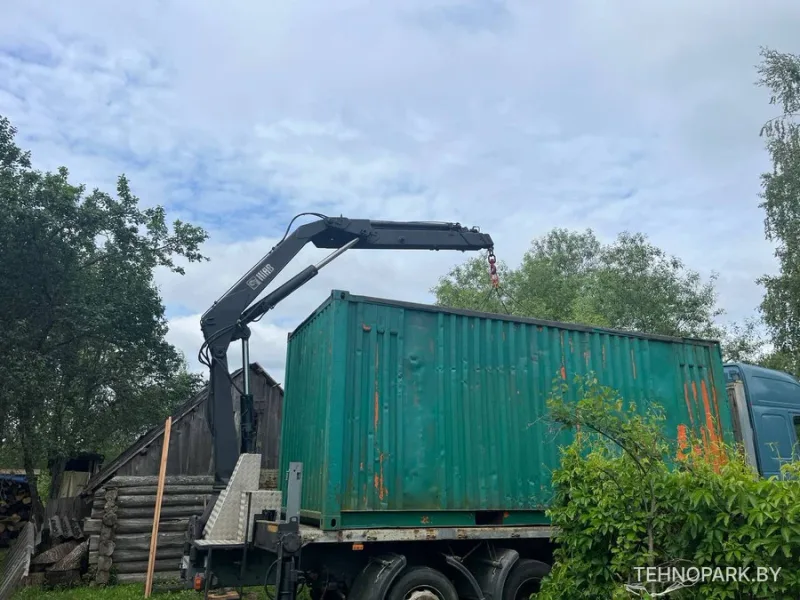 Аренда тяжелого манипулятора-автопоезда 26 т (кузов 6.8 м + прицеп 7.4 м)