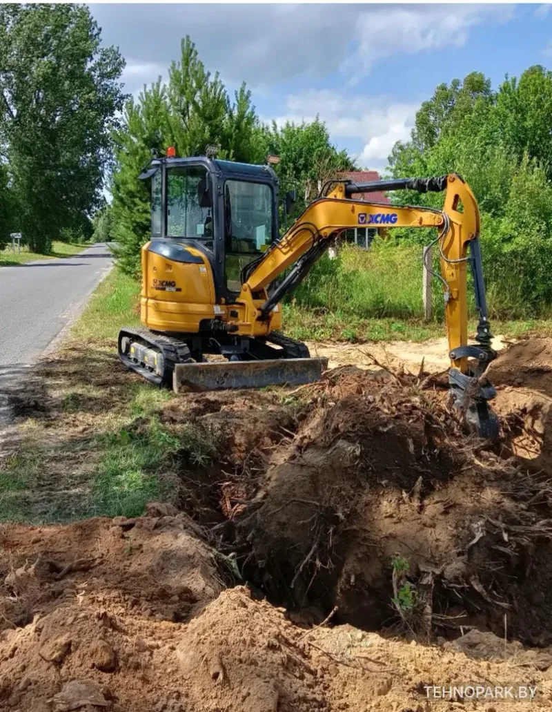 Аренда мини-экскаватора XCMG XE35U (4.2 т, глубина 3.3 м) по РБ