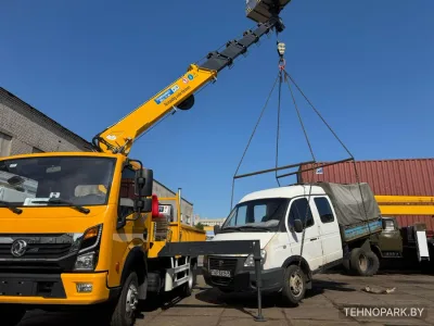 Аренда и продажа новых КМУ DongFeng 4.5 т (стрела 18 м, кузов 3.6 м)