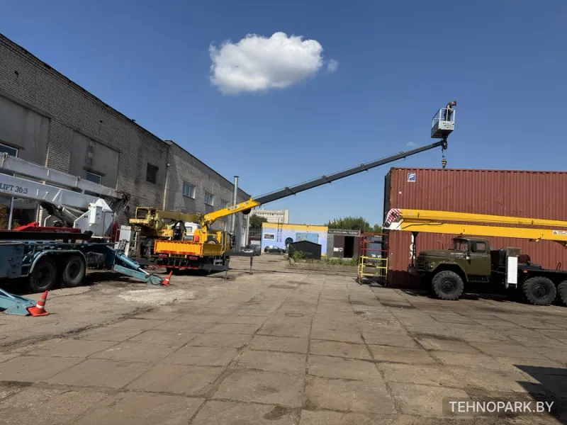 Аренда многофункционального кран-манипулятора 3в1 с полноповоротной автовышкой