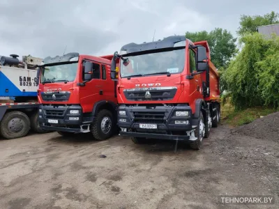 Аренда четырехосного самосвала HOWO T5G 8x4 (31 т / 22 м³)