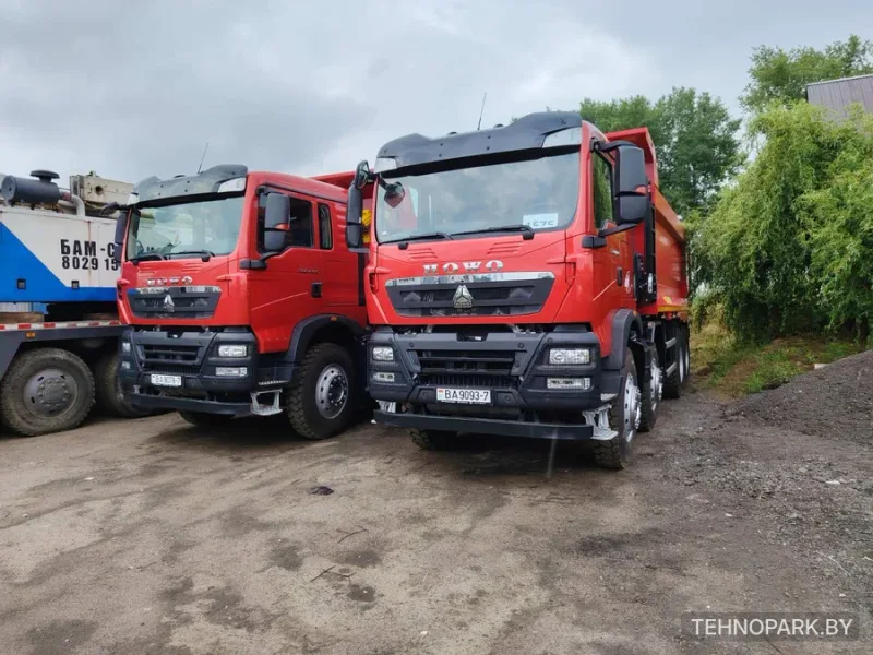 Аренда четырехосного самосвала HOWO T5G 8x4 (31 т / 22 м³)