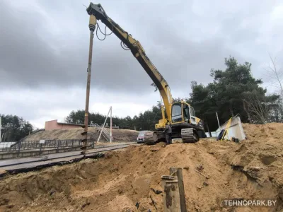 Аренда мощного гидровращателя Delta RD20 на базе экскаватора Hyundai 29 т