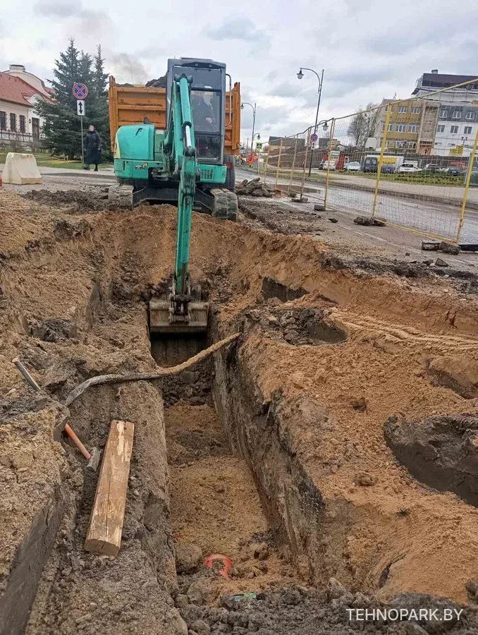 Аренда мини-экскаватора Yanmar Vio-40 (4.3 т, монтаж колец 1.5 м) по РБ